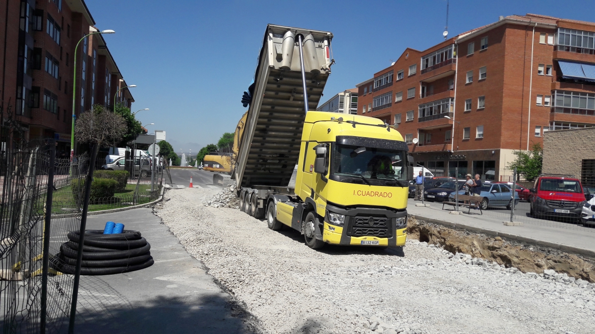 Asfaltado y mejora de calles en Ávila