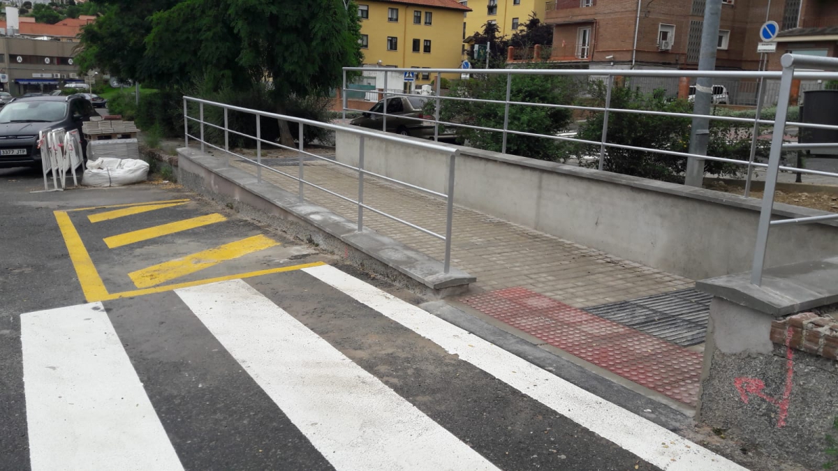 Mejoras de accesibilidad en calles. San Lorenzo de El Escorial (Madrid)